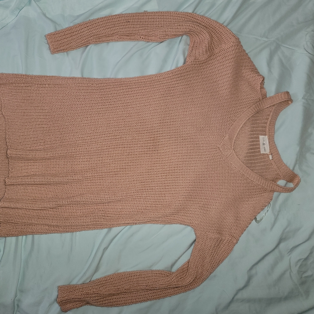Women's Pink Knit Sweater